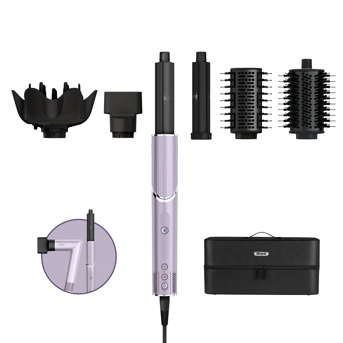 Shark HD440PLEU FlexStyle 5v1 Styler na vlasy & Sušič - Fialový