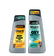 Shark StainStriker Sada čistiacich roztokov; StainStriker Oxy Multiplier (946 ml) + CarpetXpert Deep Clean Pro (473 ml)